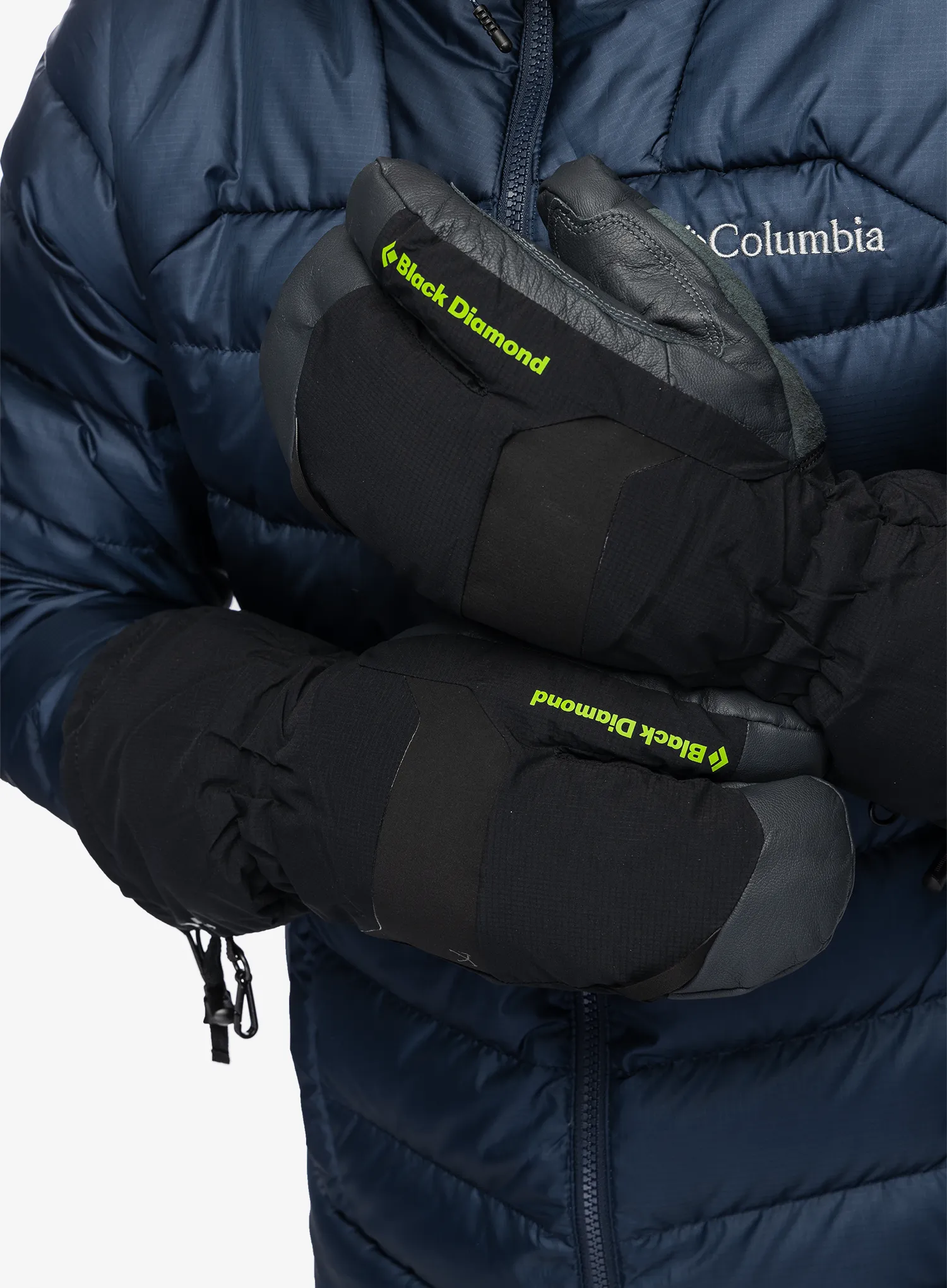 Ръкавици лапи Black Diamond Alpine 3-Finger Mitts - black/carbon