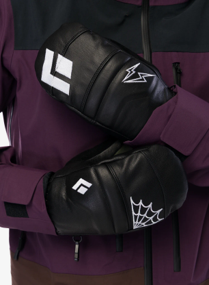 Ръкавици лапи Black Diamond Spark Mitt X Max Palm - black/tundra
