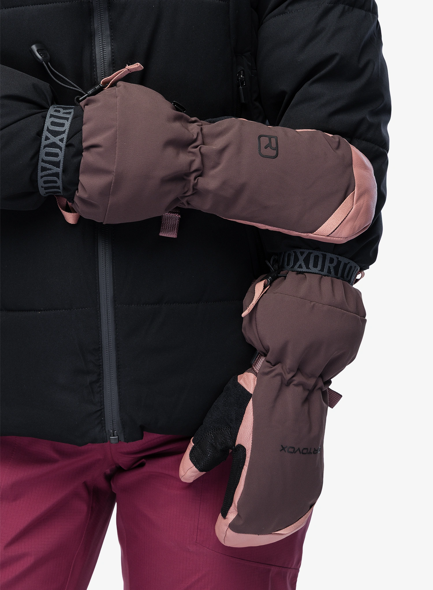 Дамски ръкавици лапи Ortovox Merino Freeride Mitten - dusk rose