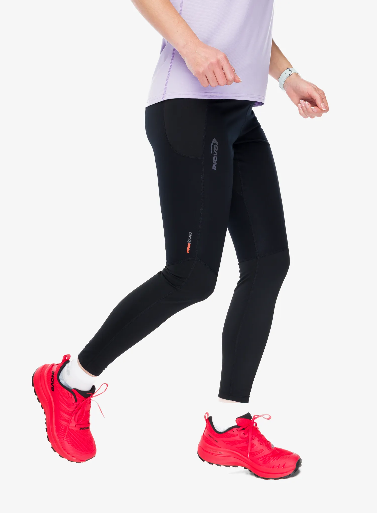 Дамски клин за бягане Inov-8 Active Pro Tight - black/black
