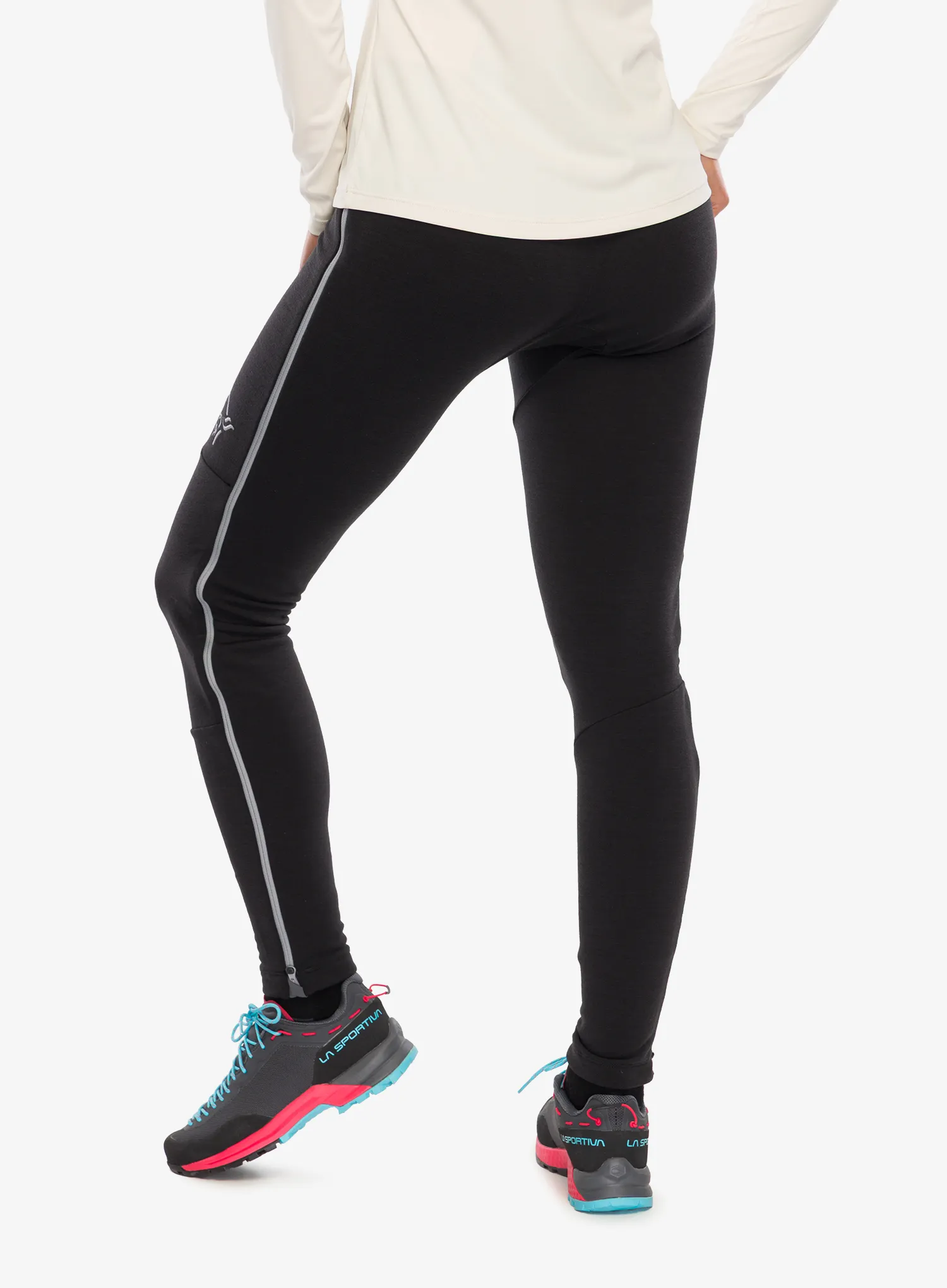 Дамски клин Norrona Trollveggen Warmwool2 Stretch Tights - caviar