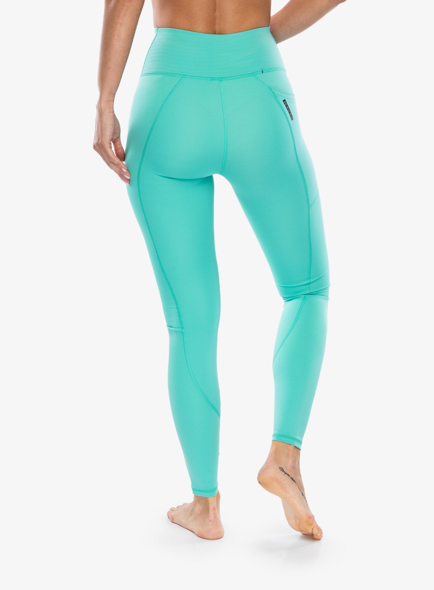 Дамски клин за бягане Under Armour Rush Legging NS - neptune/iridescent