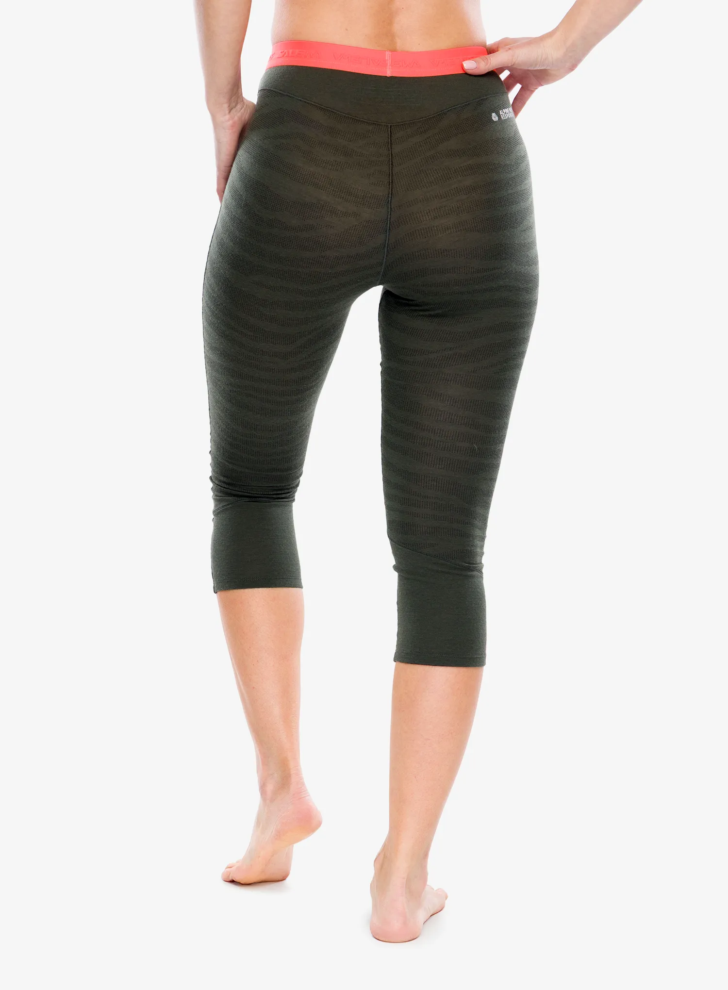 Дамски термоактивен клин Salewa Cristallo Warm Amr 3/4 Tight - dark olive