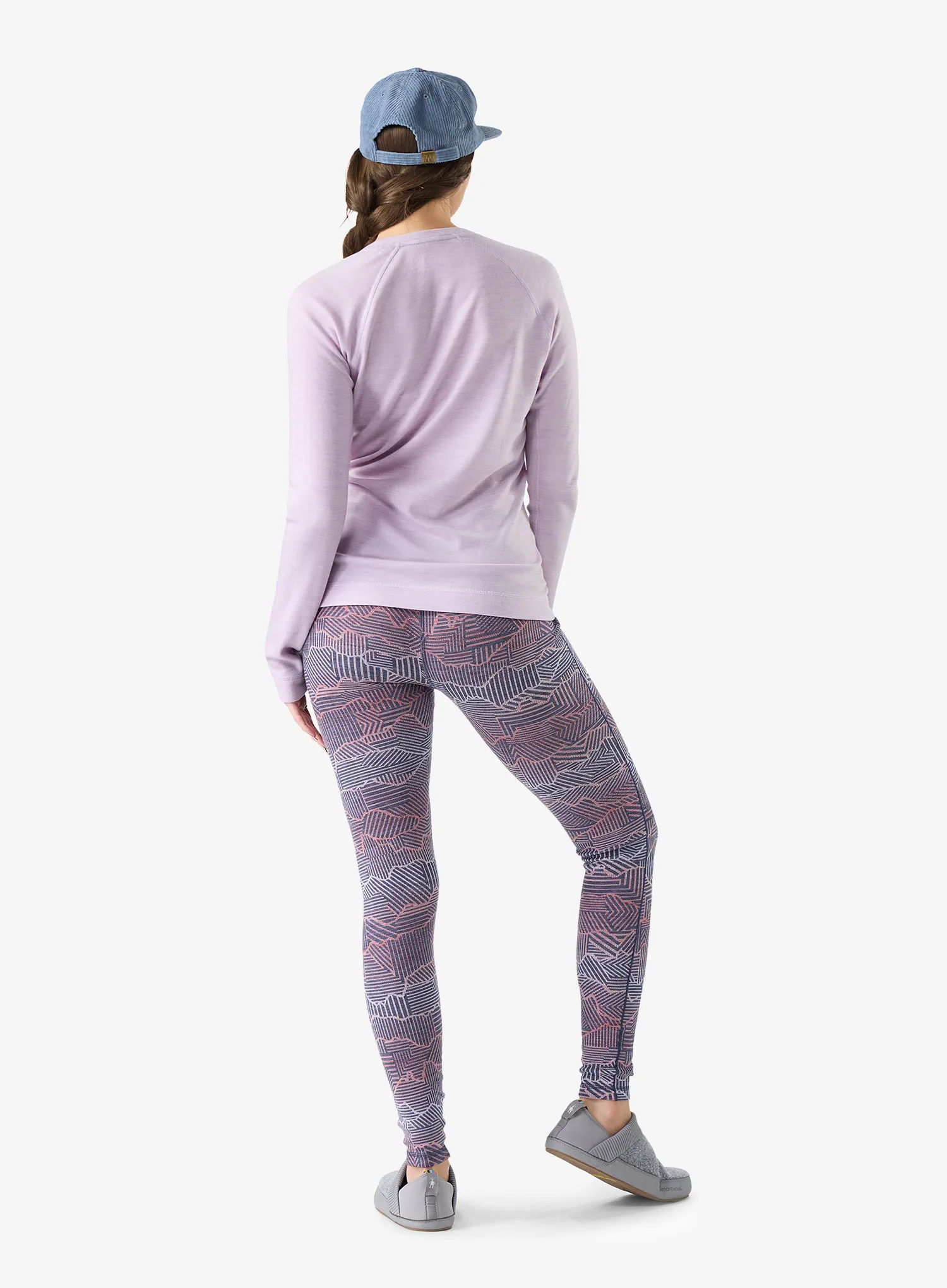Дамски термоактивен клин Smartwool Classic Merino BL Bottom - nightfall linear peaks