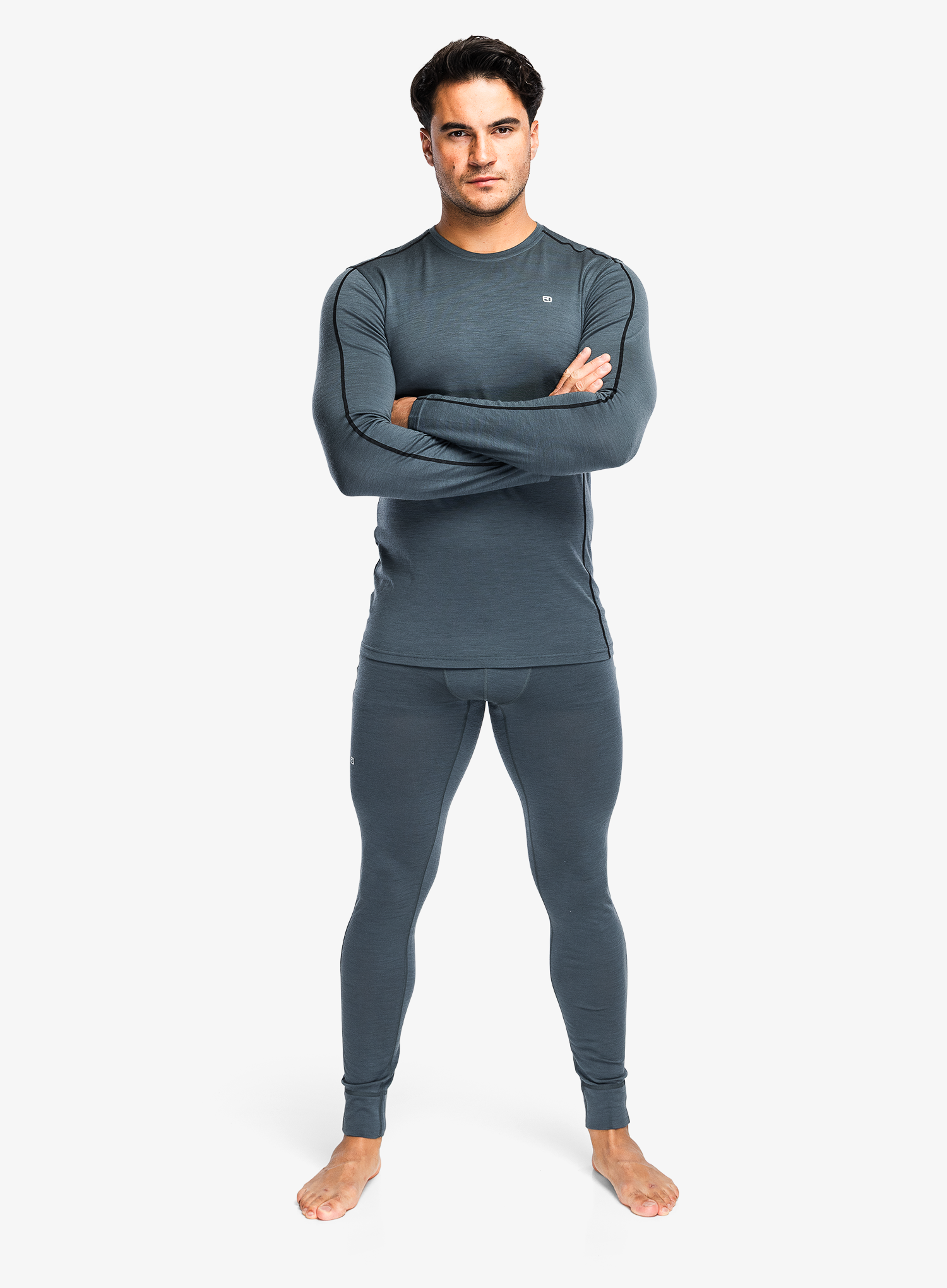 Термоактивен клин Ortovox 185 Rock N Wool Long Pants - dark arctic grey