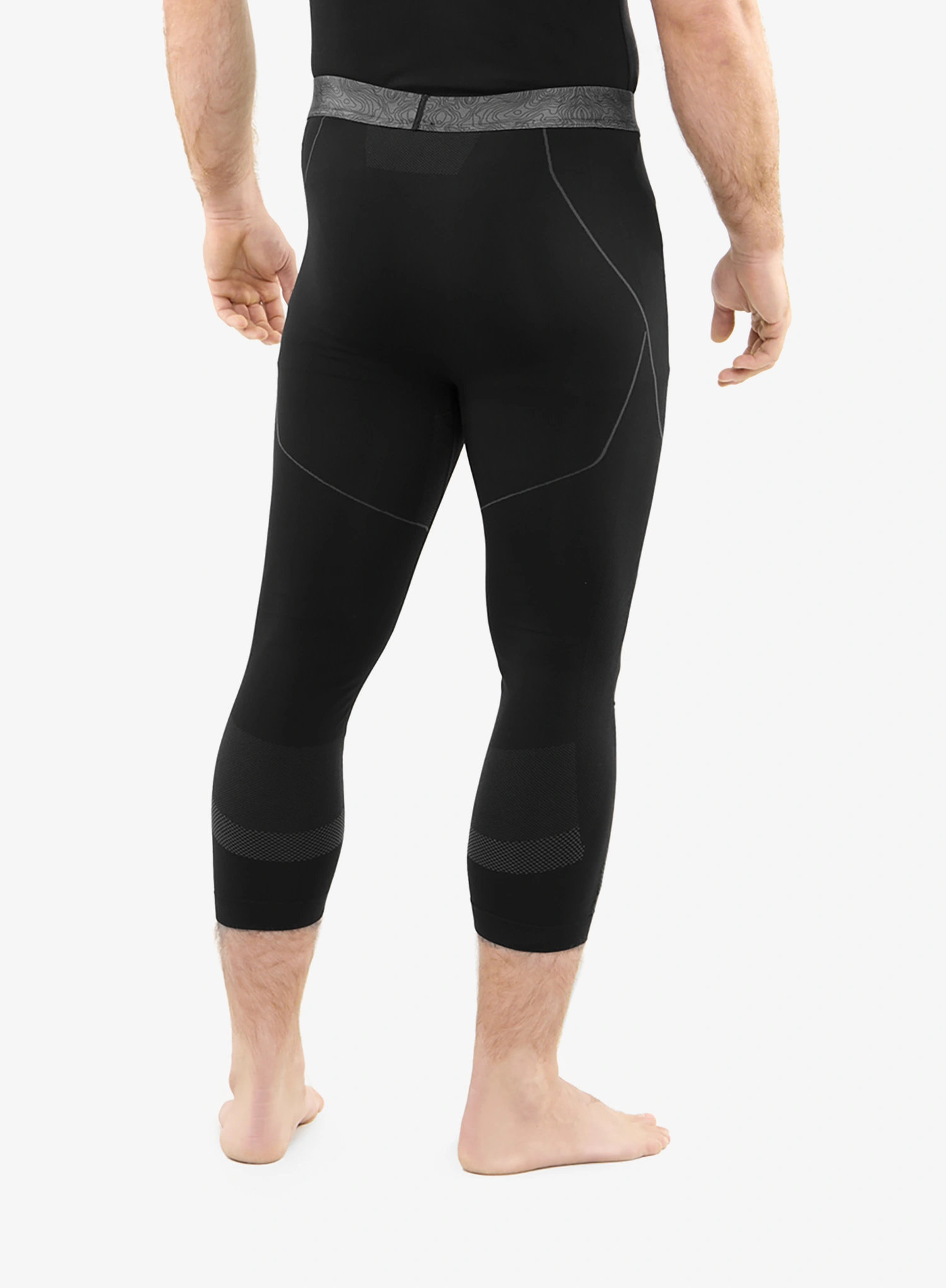 Термоактивен клин Viking Base Layer Gary 3/4 Pants - black