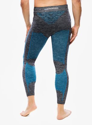 Термоактивен клин X-Bionic Energy Accumulator 4.0 Melange Pants - dark grey melange/blue