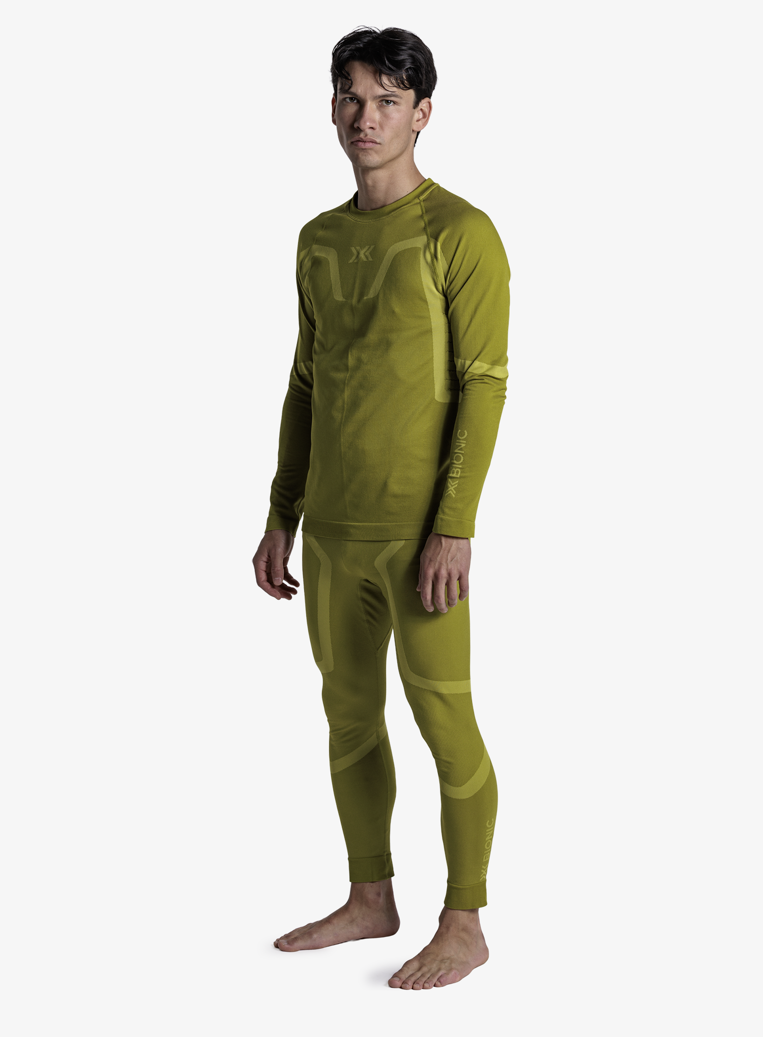 Термоактивен клин X-Bionic X-Ential Long Tights - moss green