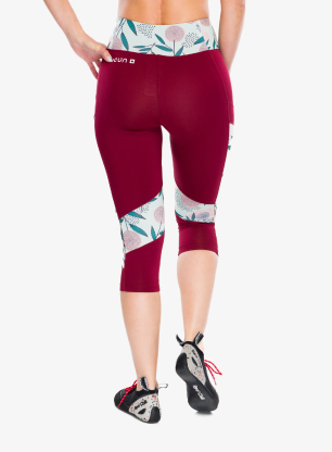 Катерачен клин Ocun Rhea 3/4 Leggings - wine merlot