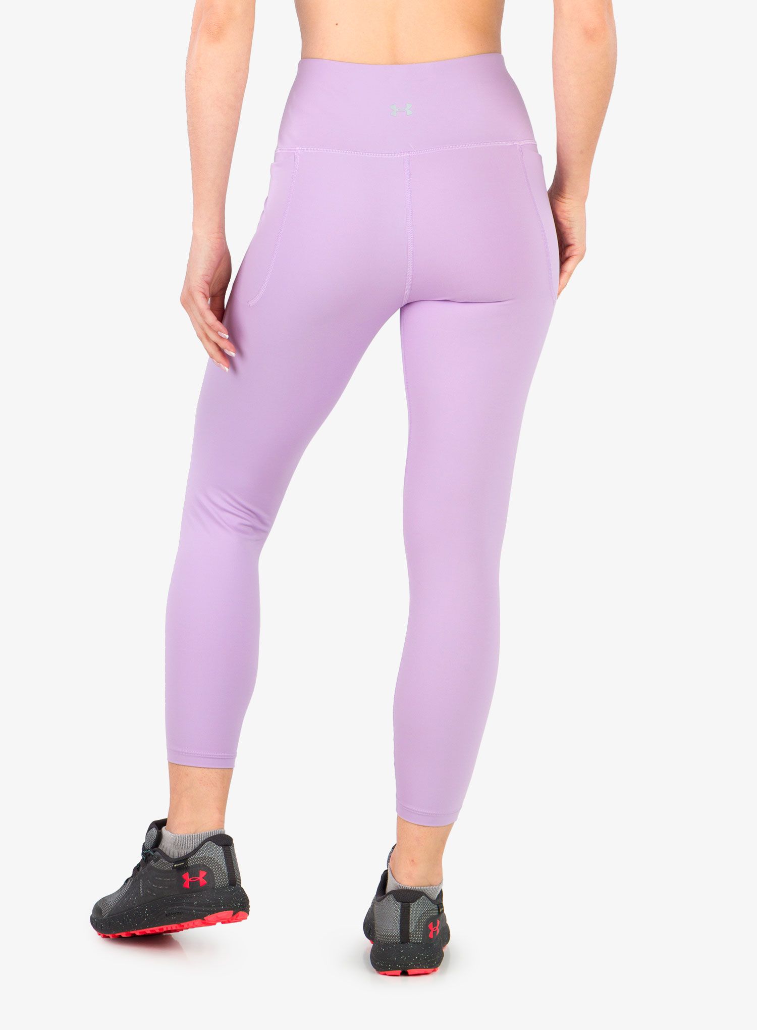 Дамски клин за бягане Under Armour Meridian Ankle Leg - octane/metallic silver