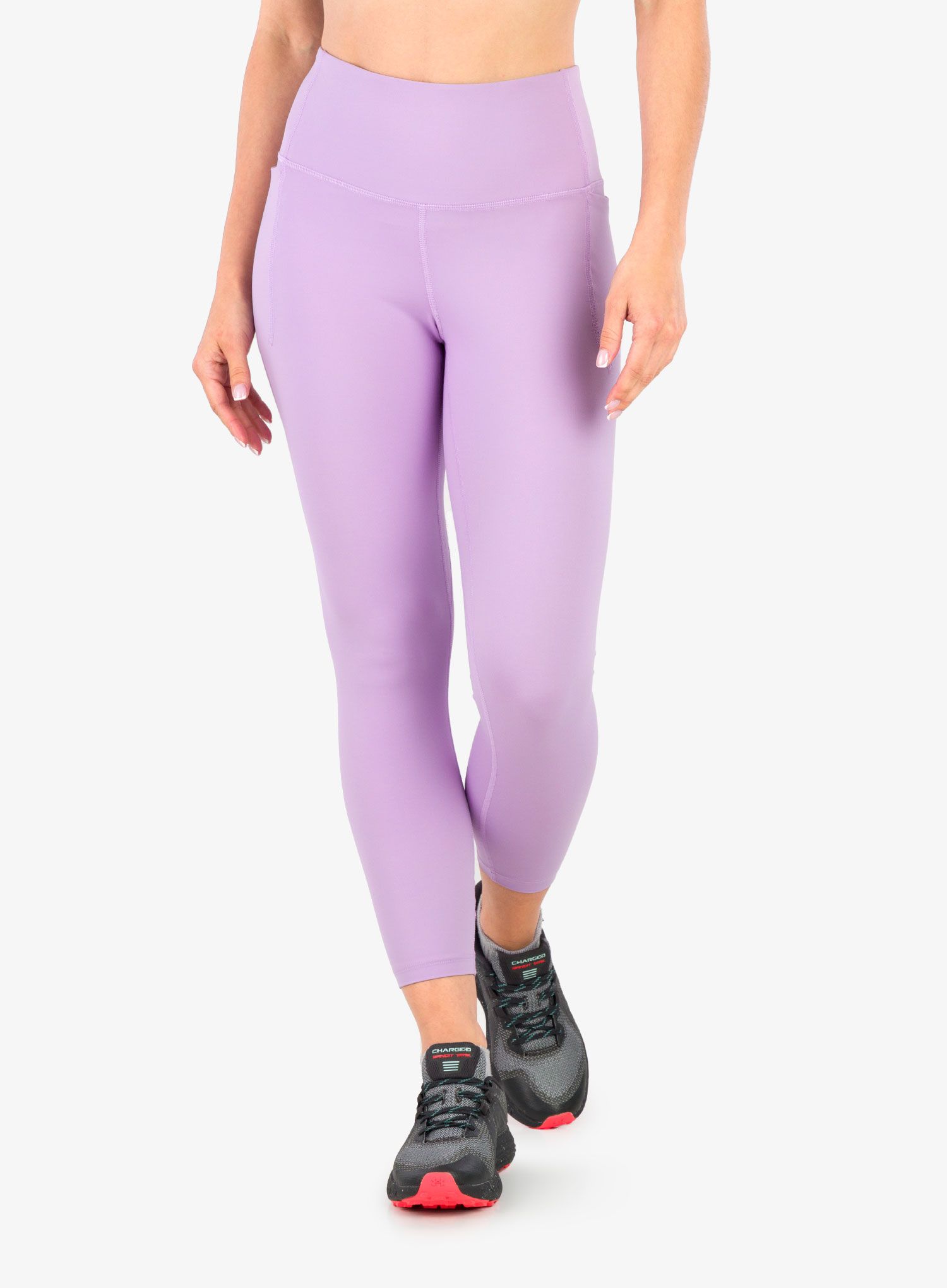 Дамски клин за бягане Under Armour Meridian Ankle Leg - octane/metallic silver