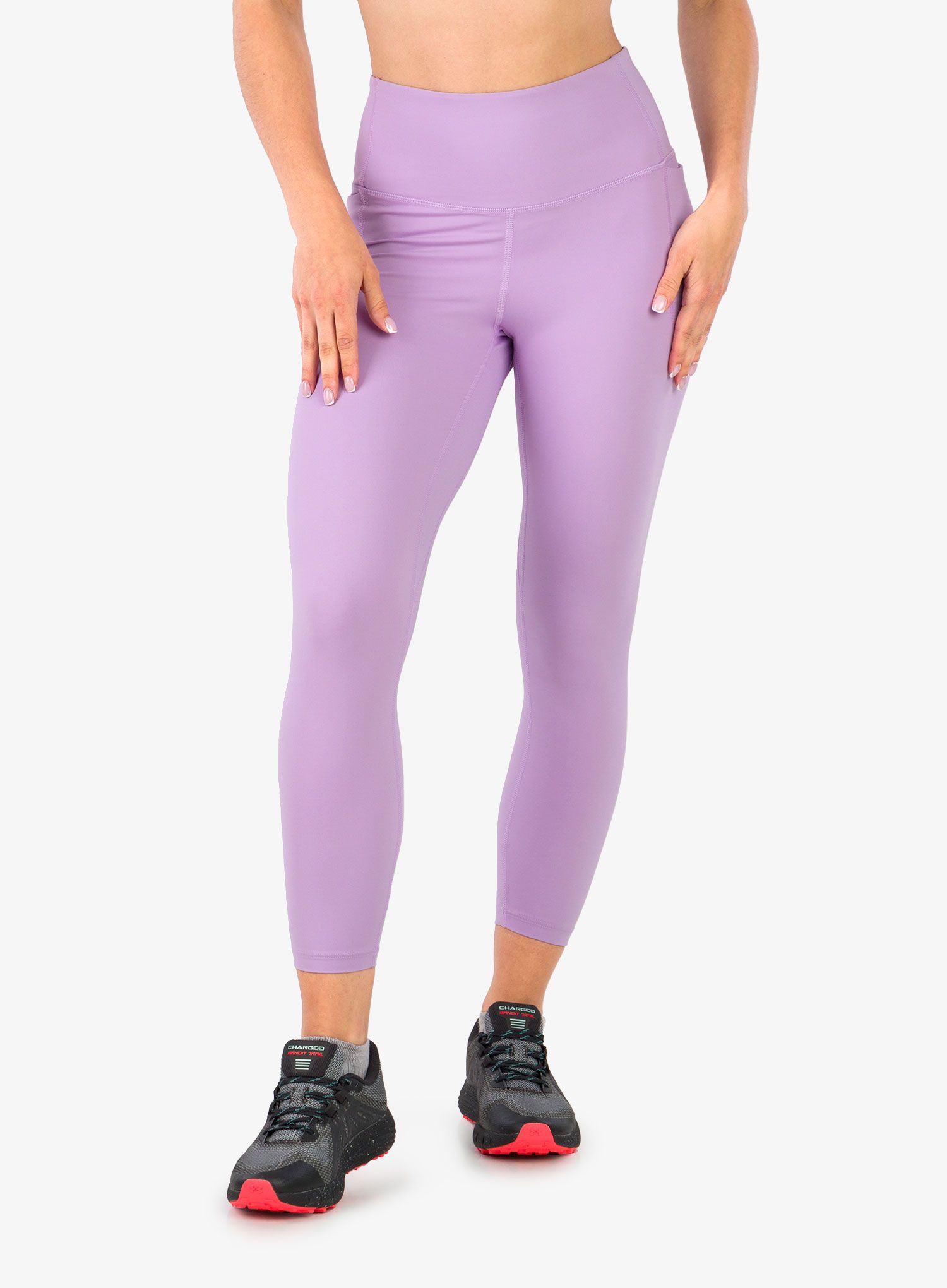 Дамски клин за бягане Under Armour Meridian Ankle Leg - octane/metallic silver