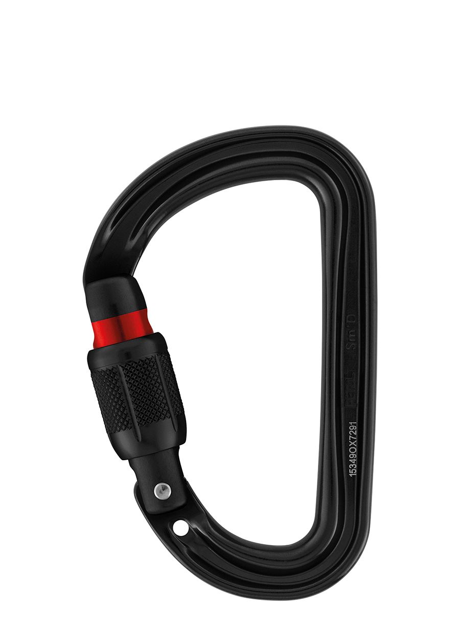 Катерачен карабинер Petzl SmD Screw-Lock - black