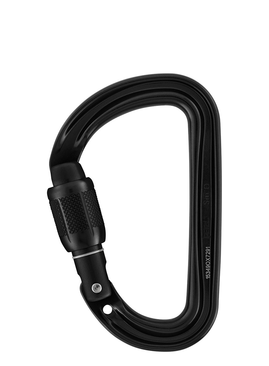 Катерачен карабинер Petzl SmD Screw-Lock - black