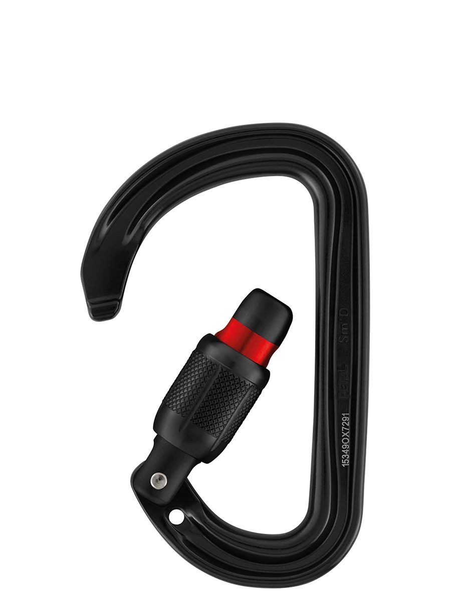 Катерачен карабинер Petzl SmD Screw-Lock - black