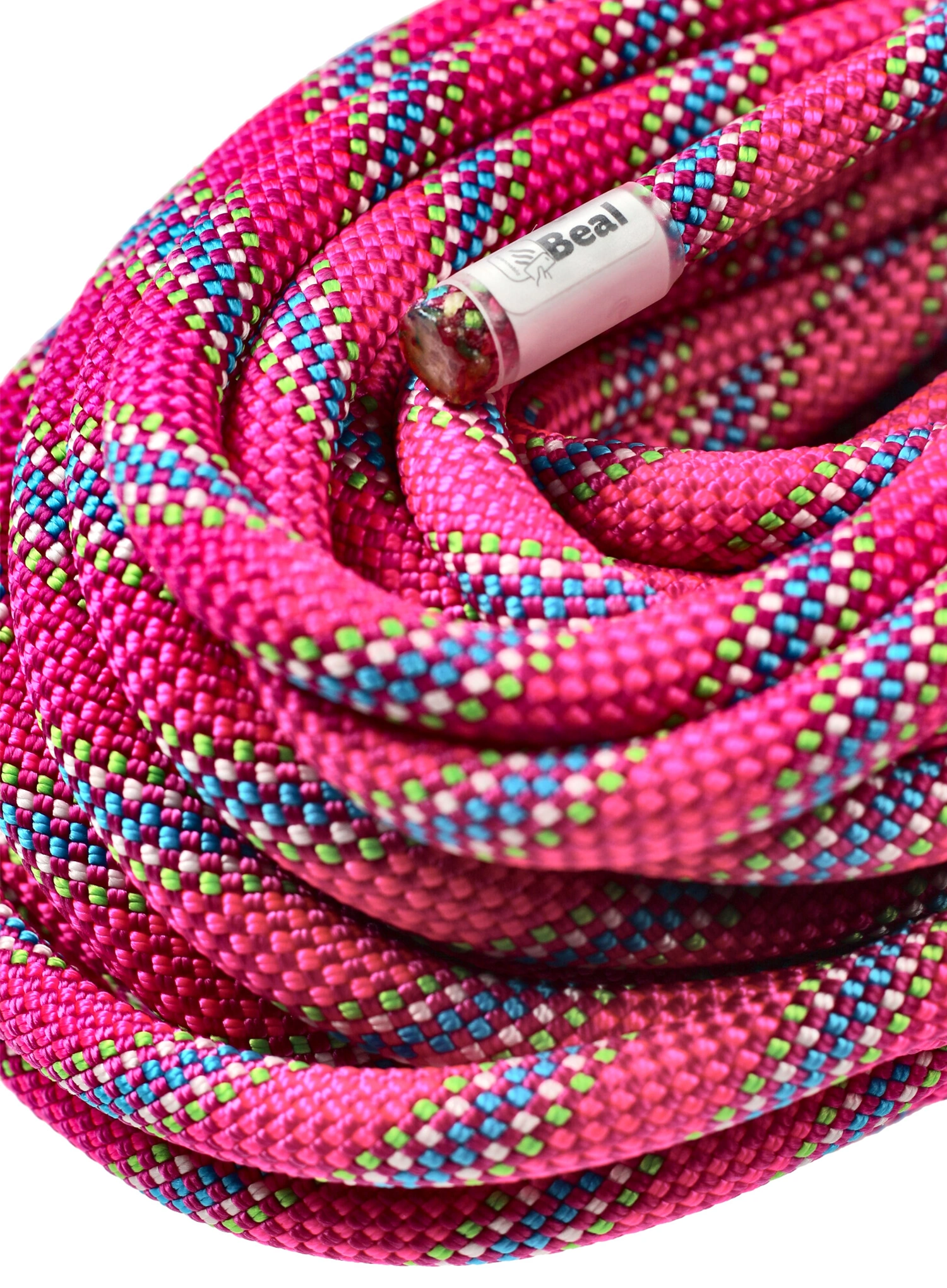 Динамично въже Beal Tiger Unicore 10 mm x 50 m Dry Cover - fuchsia