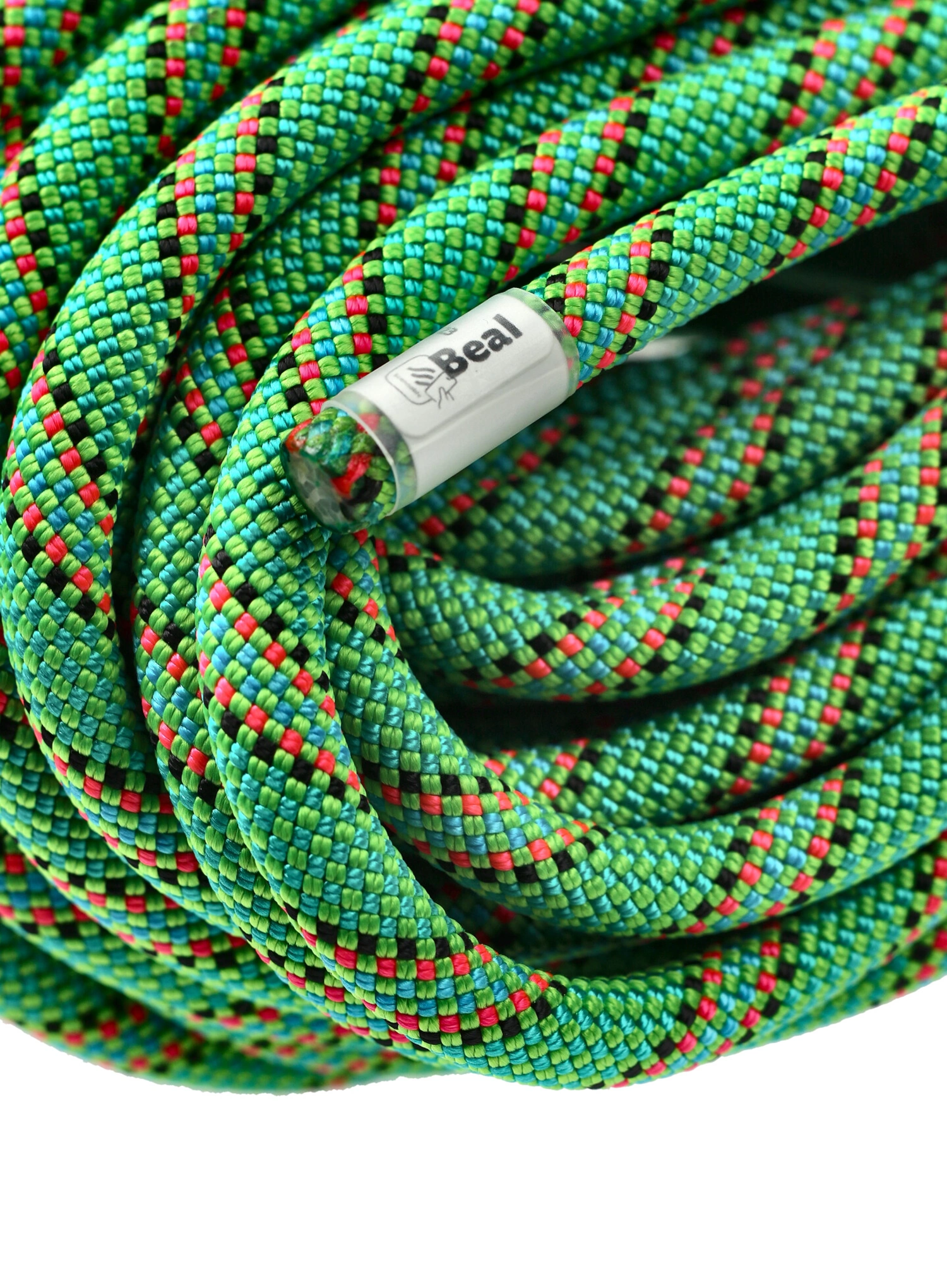 Динамично въже Beal Tiger Unicore 10 mm x 50 m Dry Cover  - green