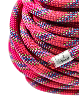 Динамично въже Beal Tiger Unicore 10 mm x 60 m Dry Cover - fuchsia