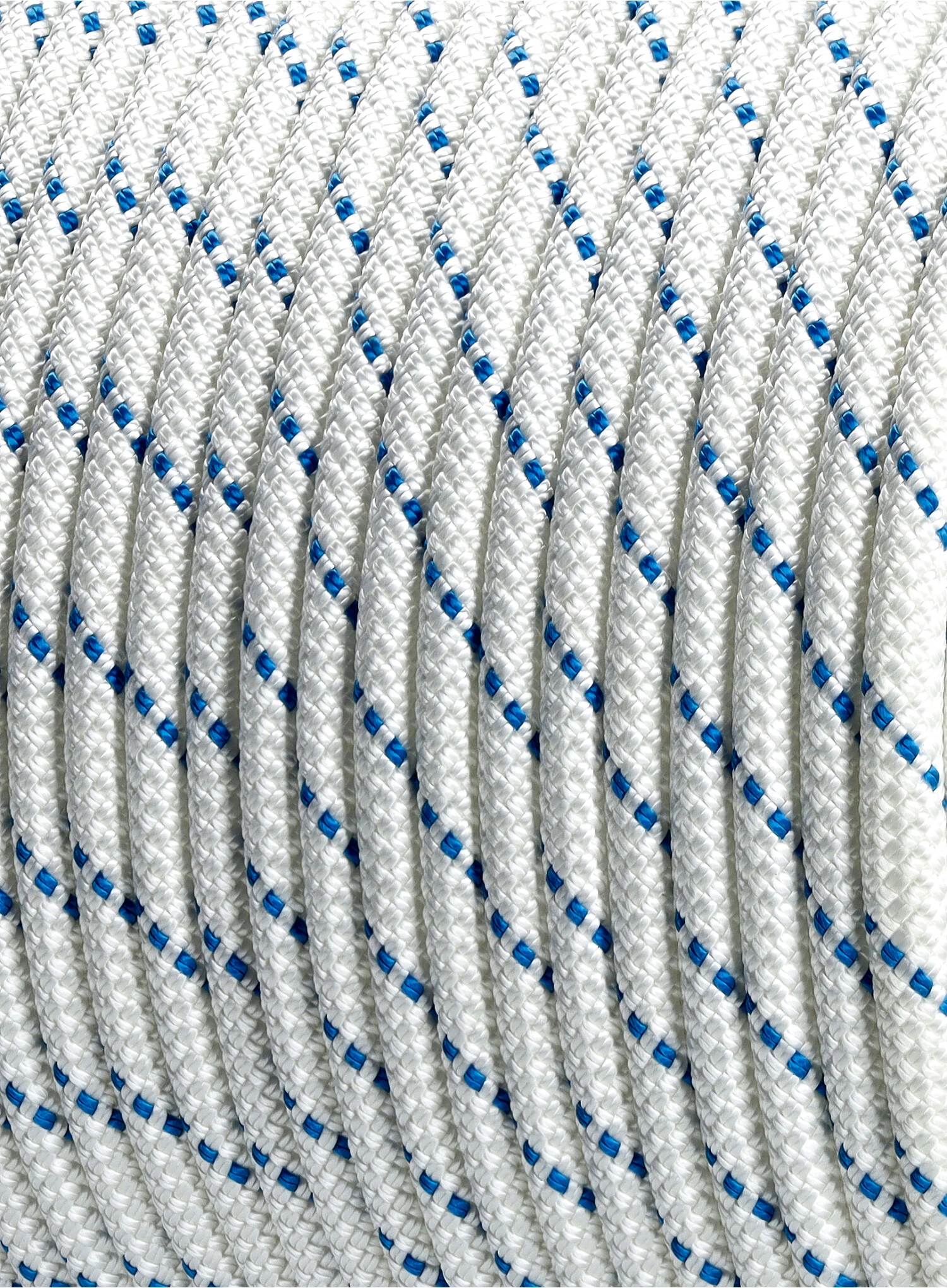 Полустатично въже Beal Spelenium 10,5 mm - white/blue
