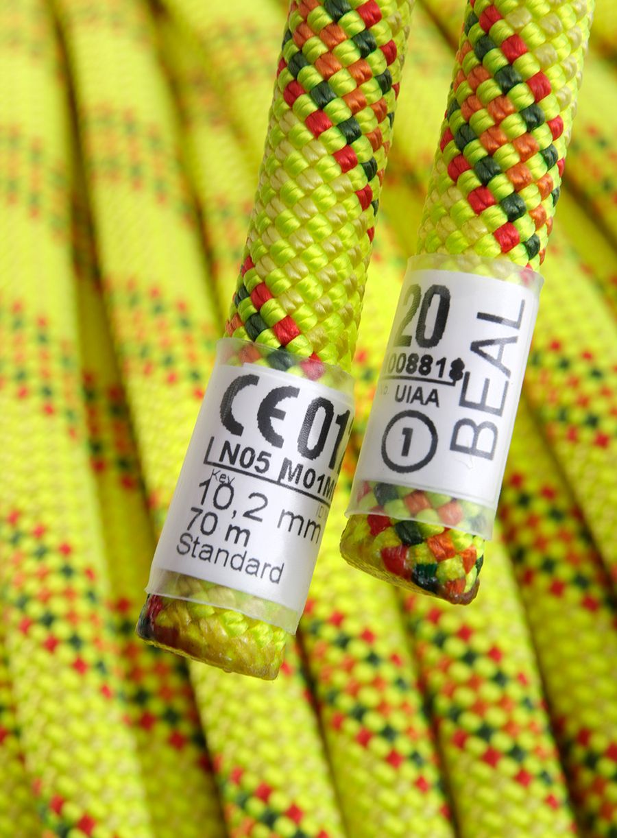 Динамично въже Beal Antidote 10,2 mm 70m - yellow