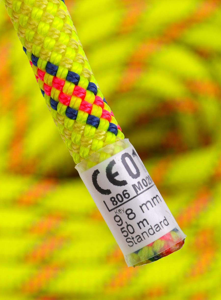 Въже за катерене Beal Karma 9,8 mm 50 m - yellow