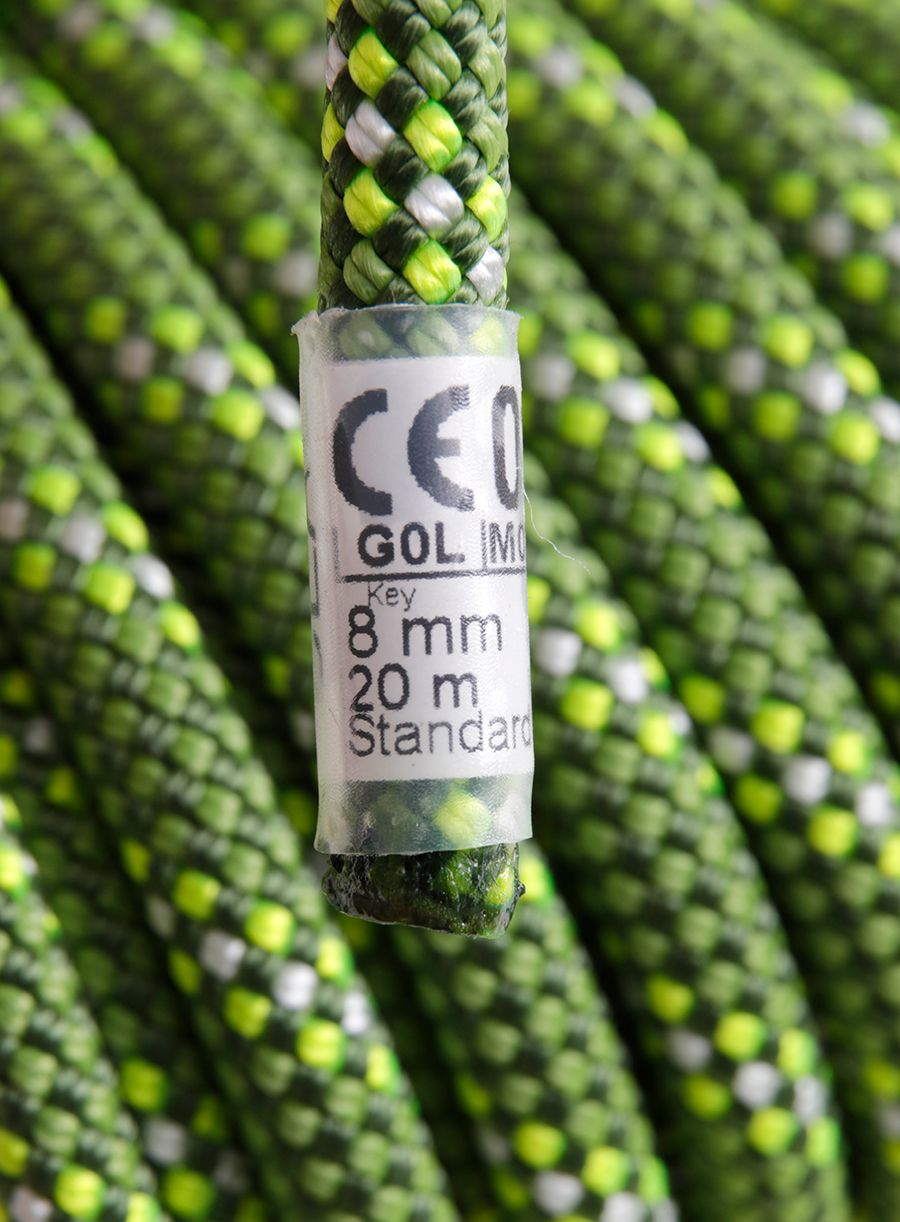 Въже за туризъм Beal Rando 8 mm 20 m - green