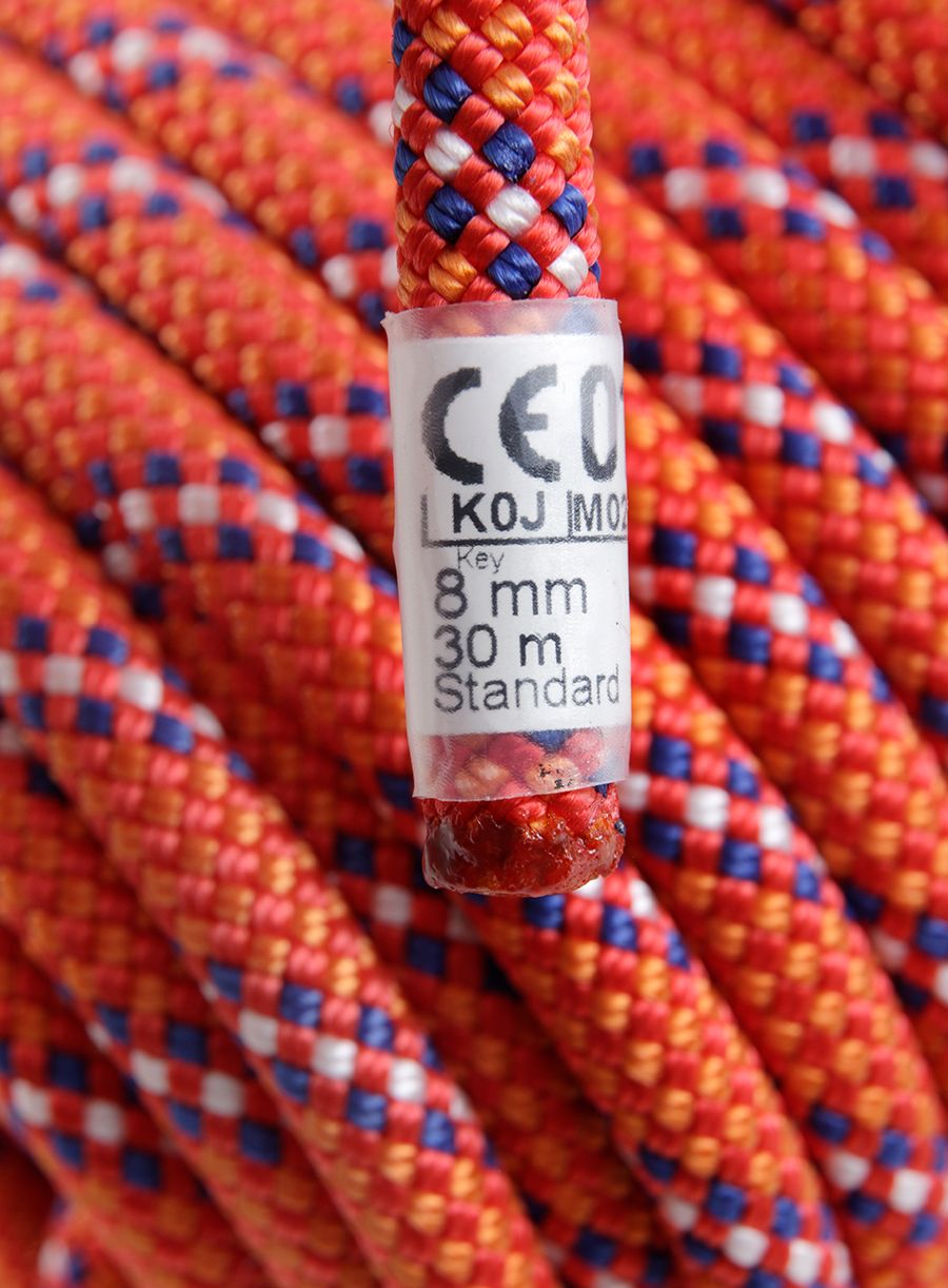 Въже за туризъм Beal Rando 8 mm 30 m - orange