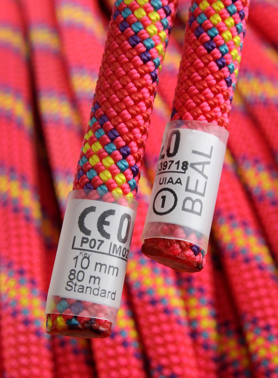 Въже за катерене Beal Virus 10 mm 80 m - pink