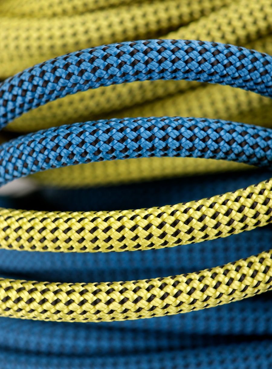Динамично въже Black Diamond 7.0 Dry Climbing Rope - yellow/aqua