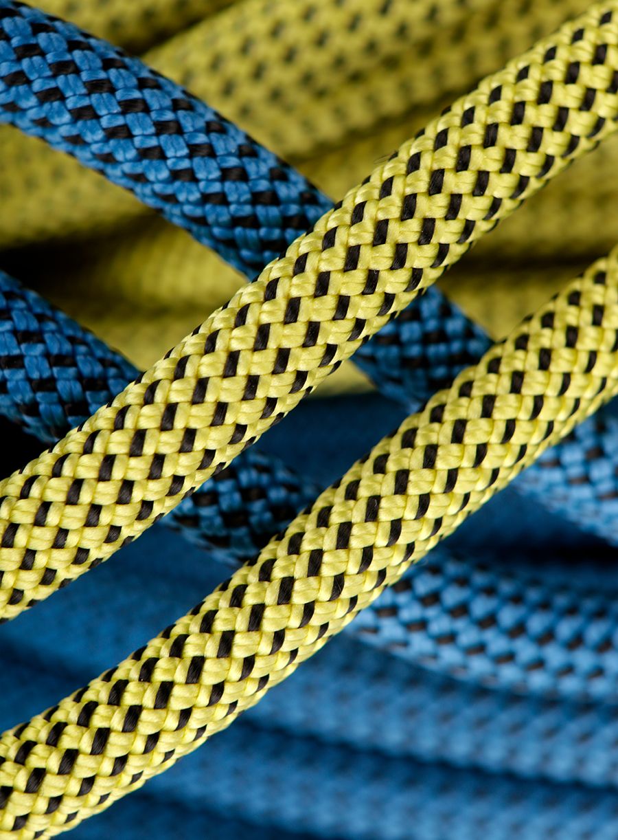 Динамично въже Black Diamond 7.0 Dry Climbing Rope - yellow/aqua