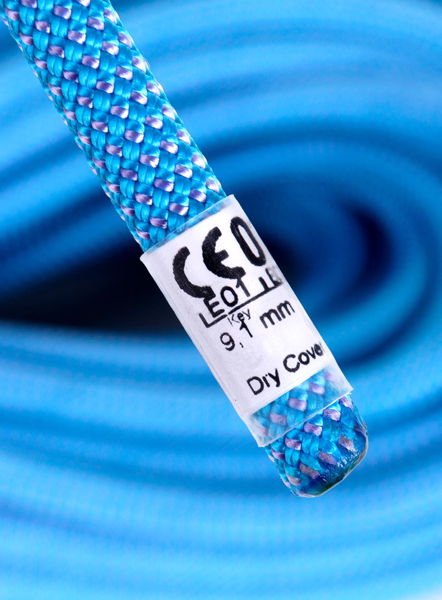 Близначно въже Beal Joker 9,1 mm 70 m Unicore Dry Cover - blue
