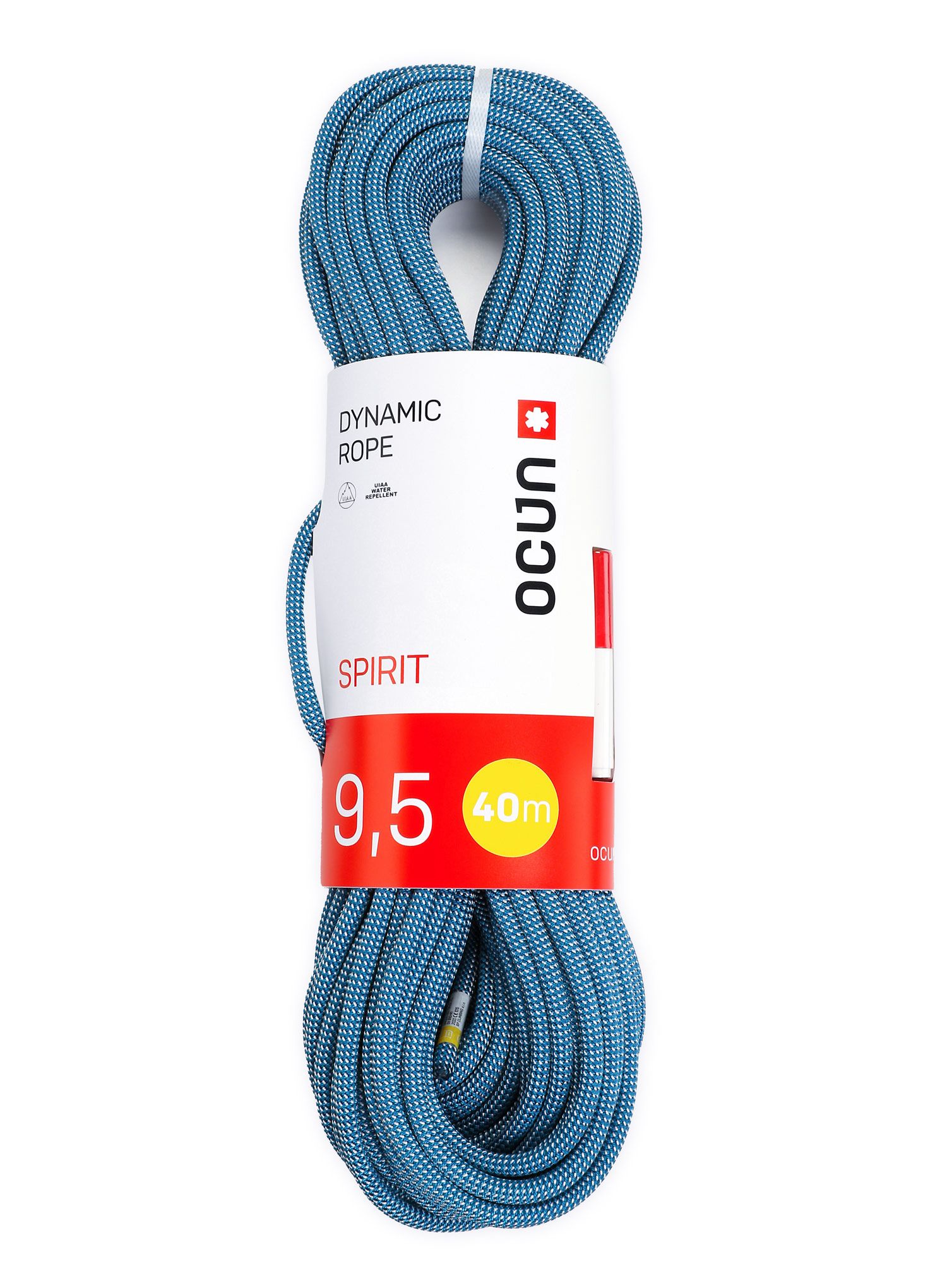 Въже за катерене Ocun Spirit 9,5 mm 40 m - blue/white
