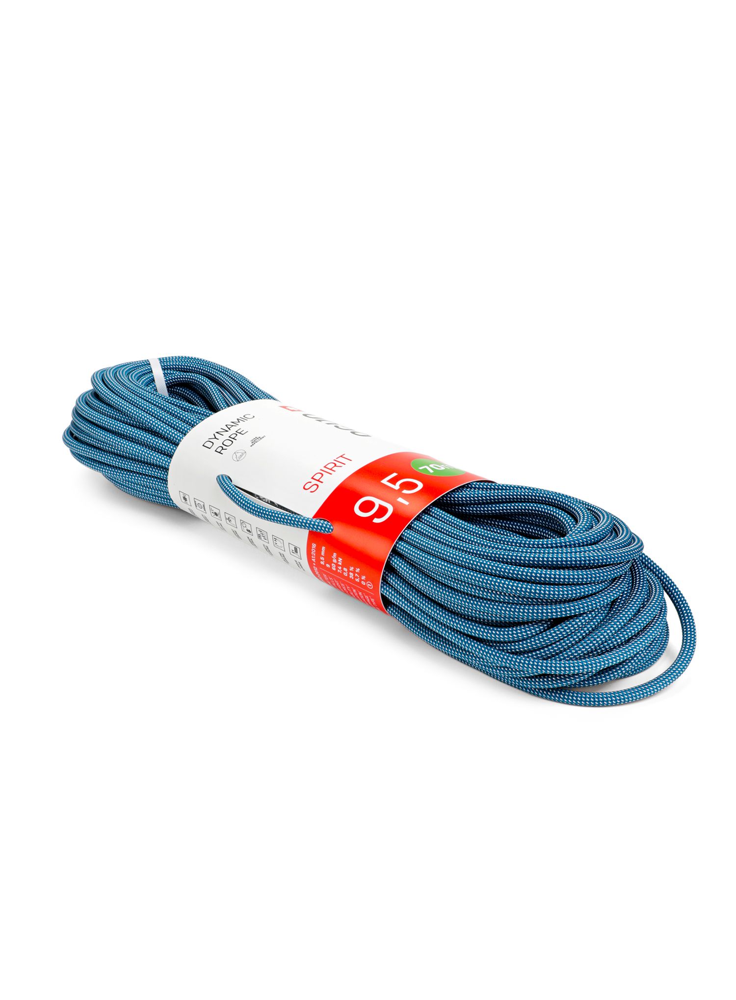 Въже за катерене Ocun Spirit 9,5 mm 40 m - blue/white