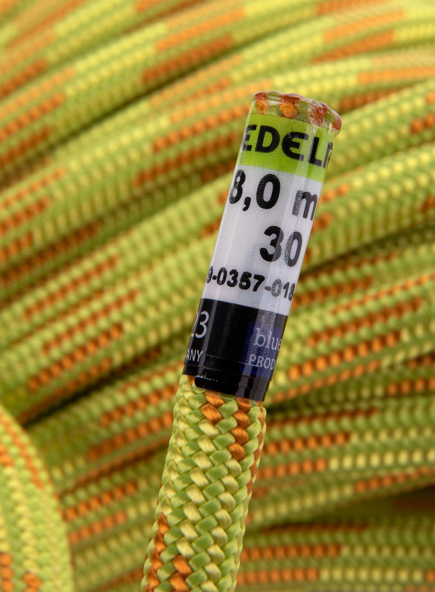 Помощно въженце Edelrid Confidence 8 mm 30m - oasis/flame