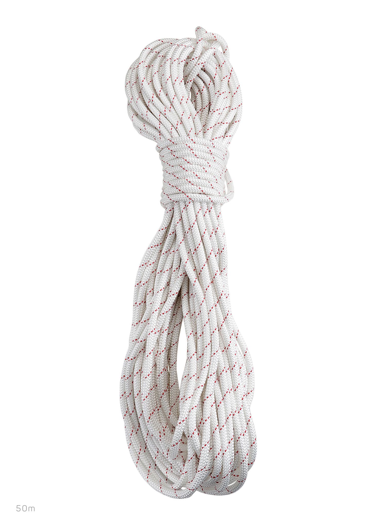Статично въже Teufelberger Patron 11 mm 50m - white