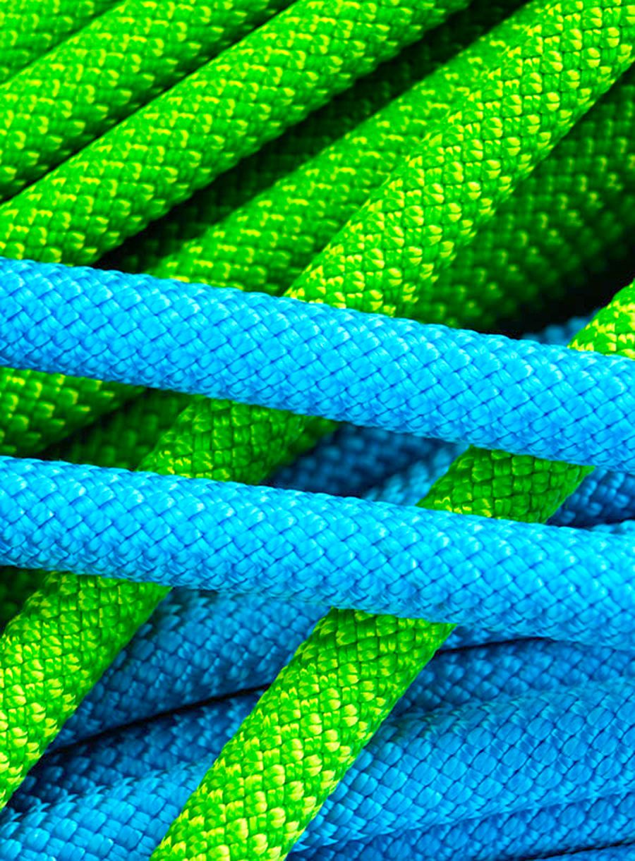 Разполовено въже Beal Opera 8,5 mm 60 m Unicore Dry Cover x 2 - green/blue
