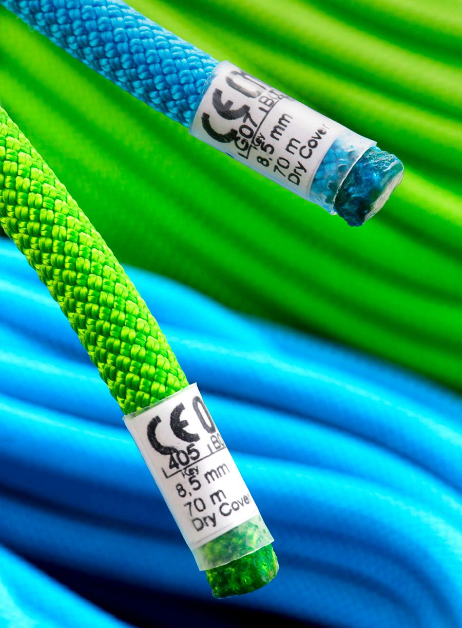 Разполовено въже Beal Opera 8,5 mm 60 m Unicore Dry Cover x 2 - green/blue