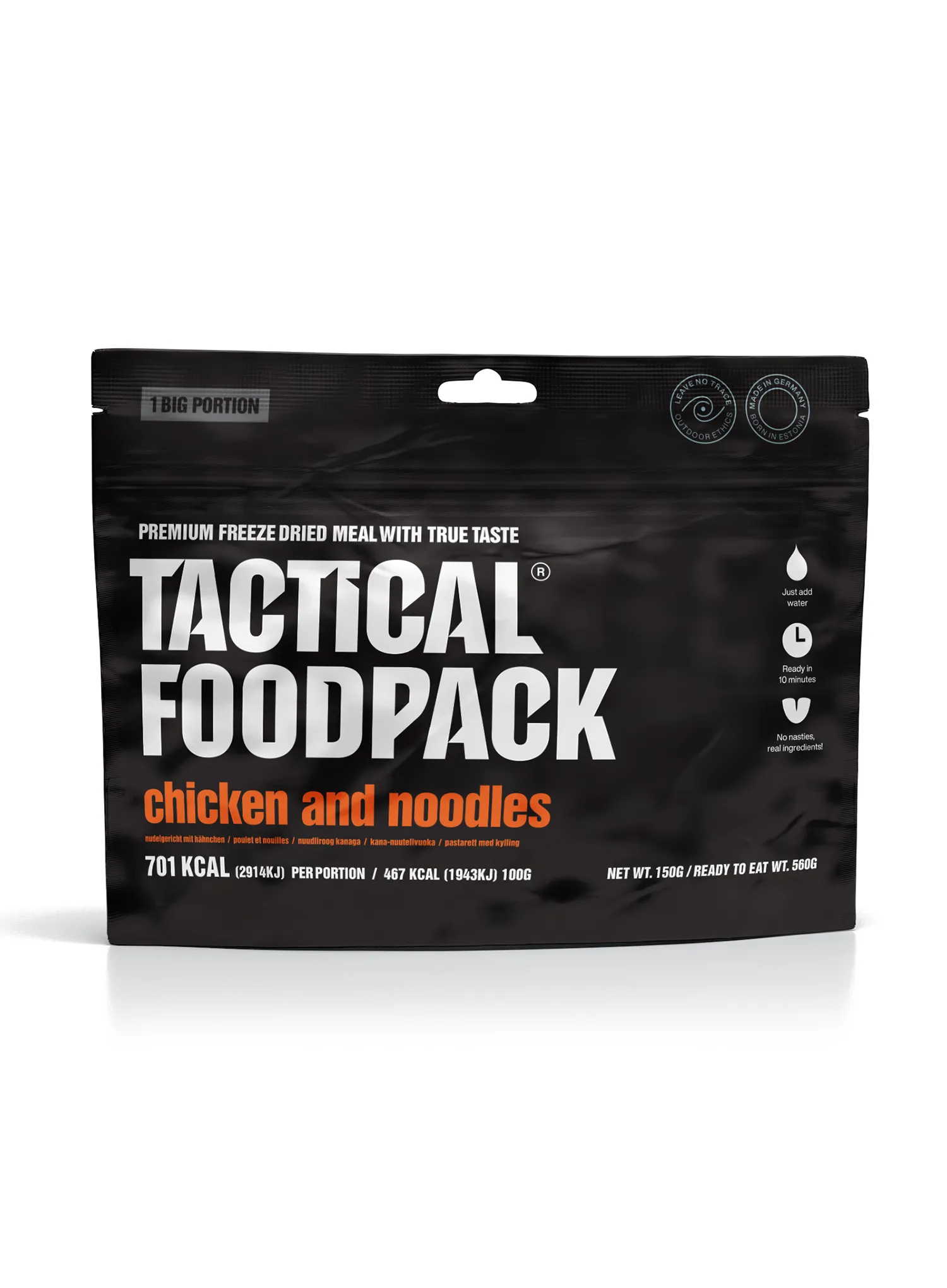 Лиофилизат Tactical Foodpack Пилешко и ястие с паста 560 g