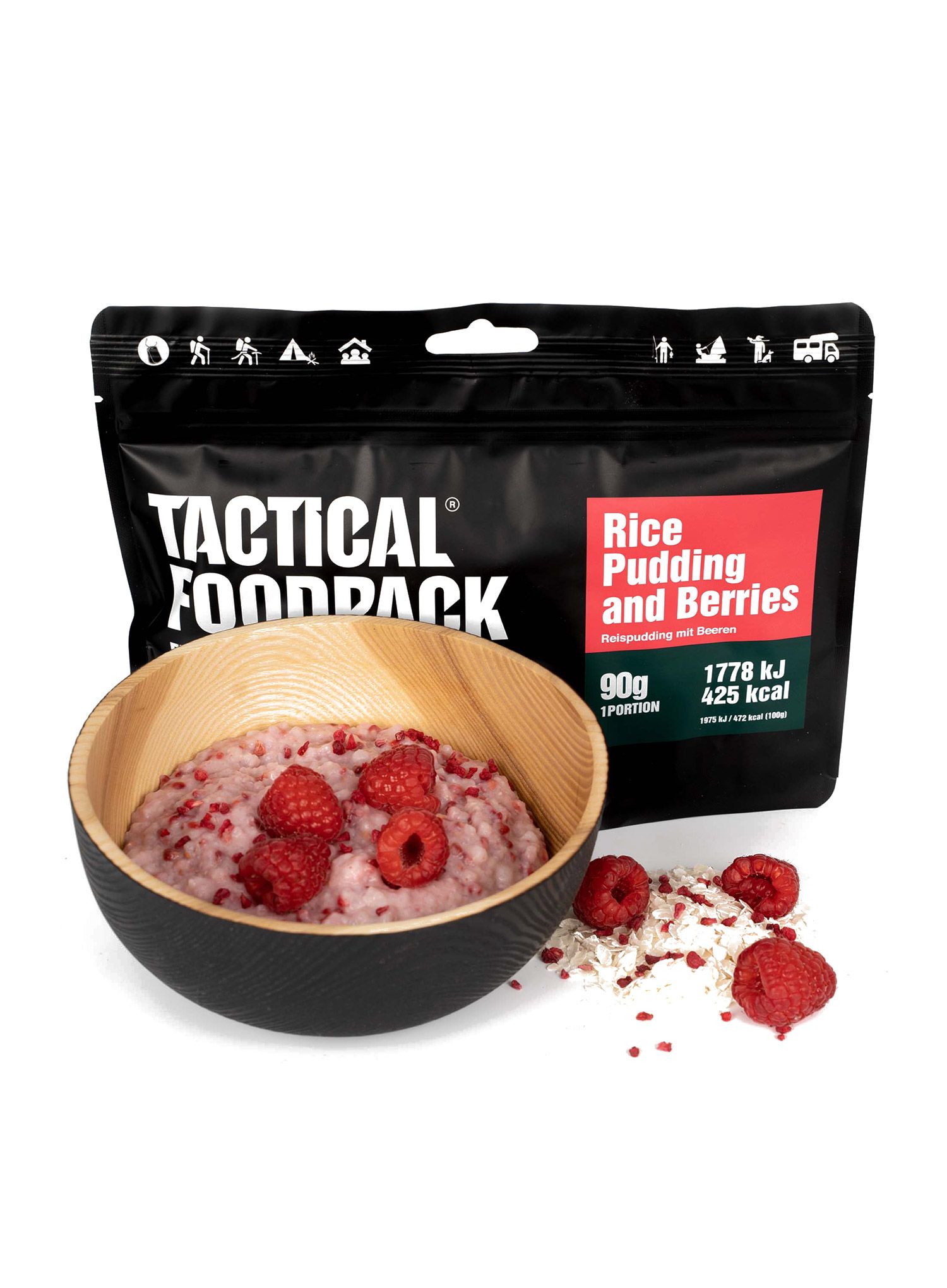 Лиофилизат Tactical Foodpack Rice Pudding and Berries 390 g
