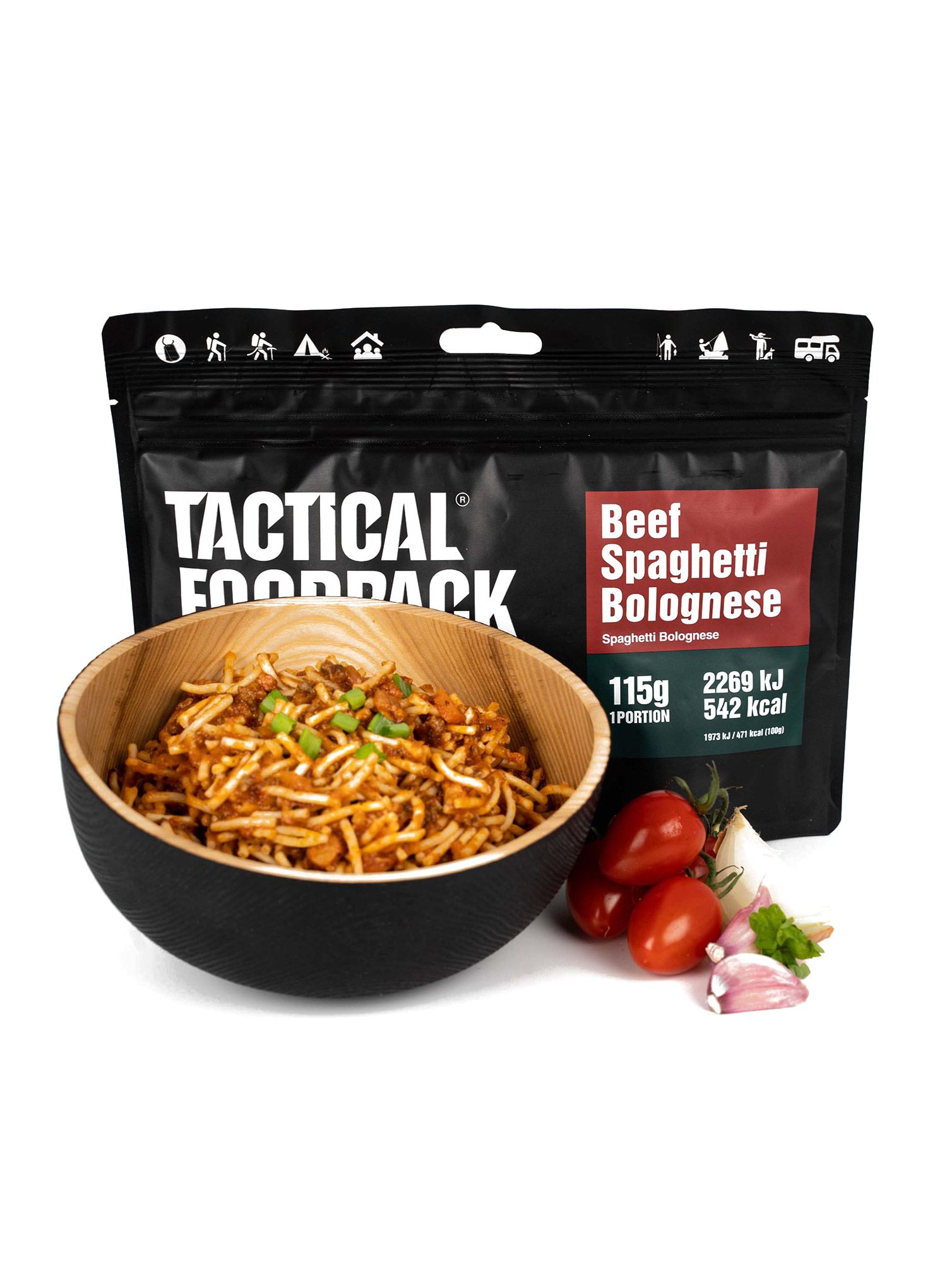 Лиофилизат Tactical Foodpack Beef Spaghetti Bolognese 415 g