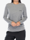 Дамски дълъг ръкав Patagonia L/S P-6 Logo Responsibili-Tee - gravel heather