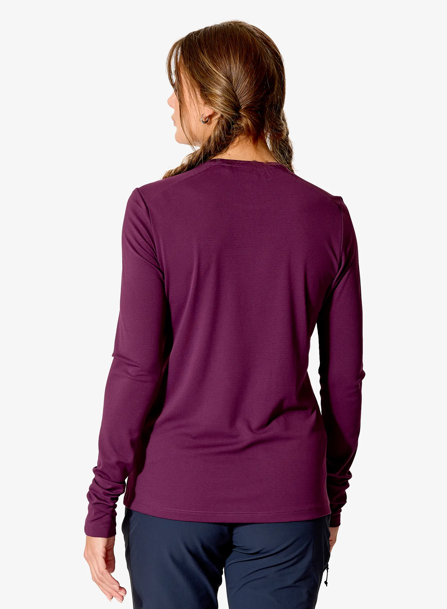 Дамски дълъг ръкав Rab Force LS Tee - mulberry