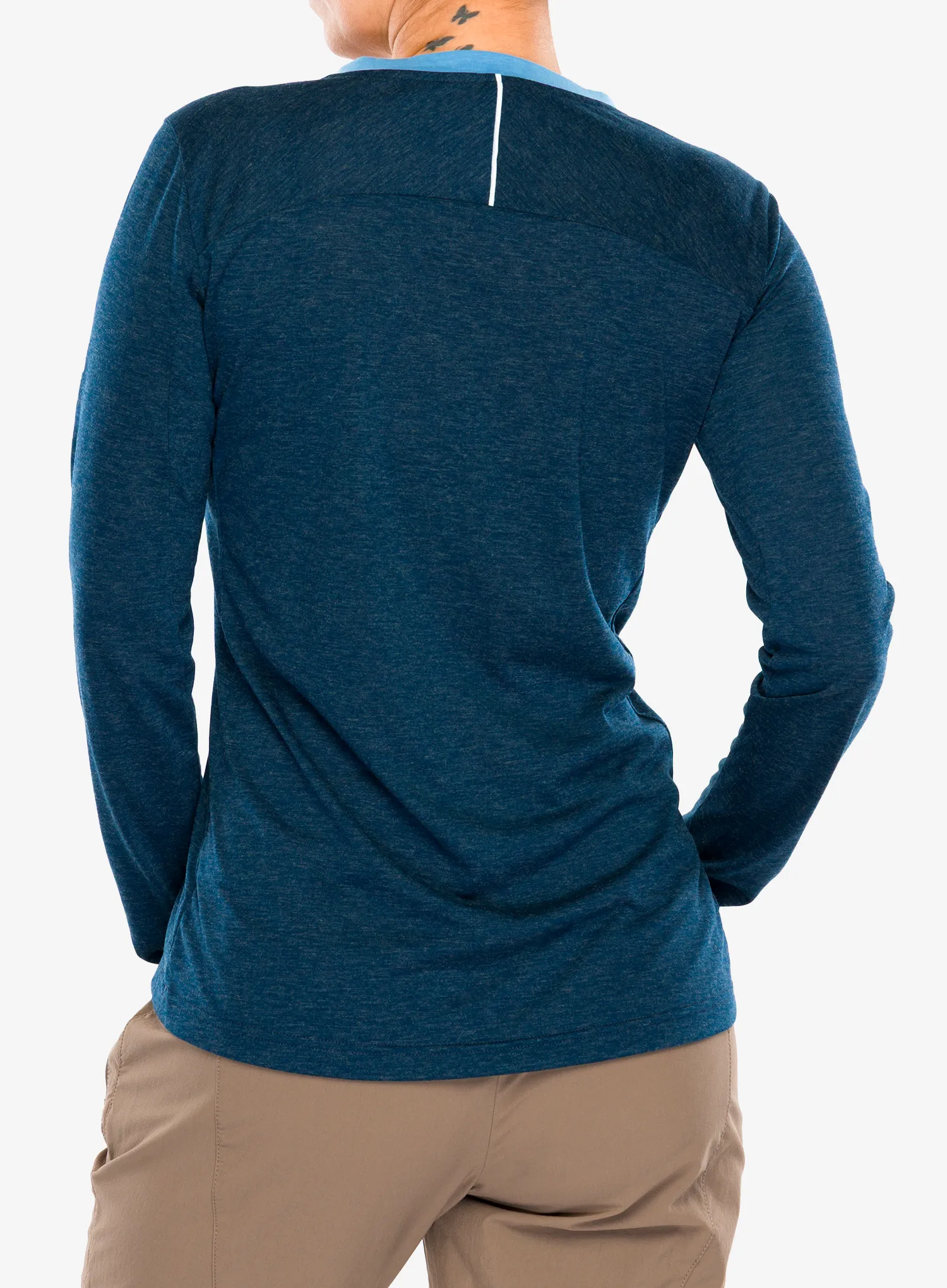 Дамски дълъг ръкав Vaude Sveit LS Shirt II - dark sea