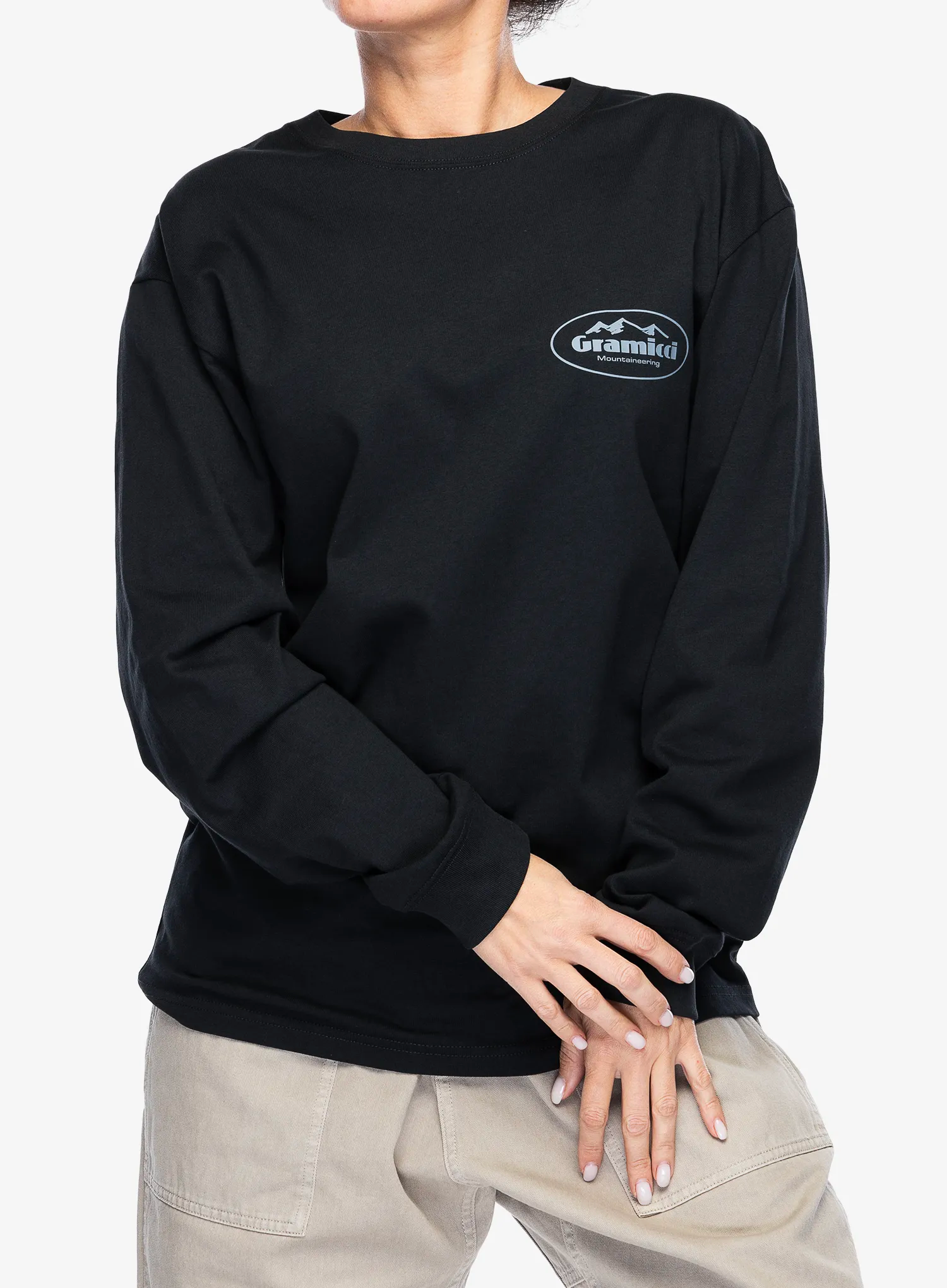 Блуза с дълъг ръкав Gramicci Mountaineering LS Tee - vintage black