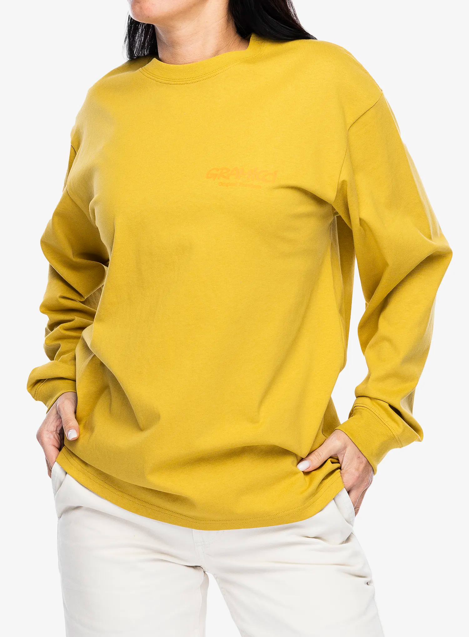 Блуза с дълъг ръкав Gramicci Original Freedom LS Tee - deep yellow