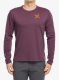 Блуза с дълъг ръкав Montura New Way Maglia - wine