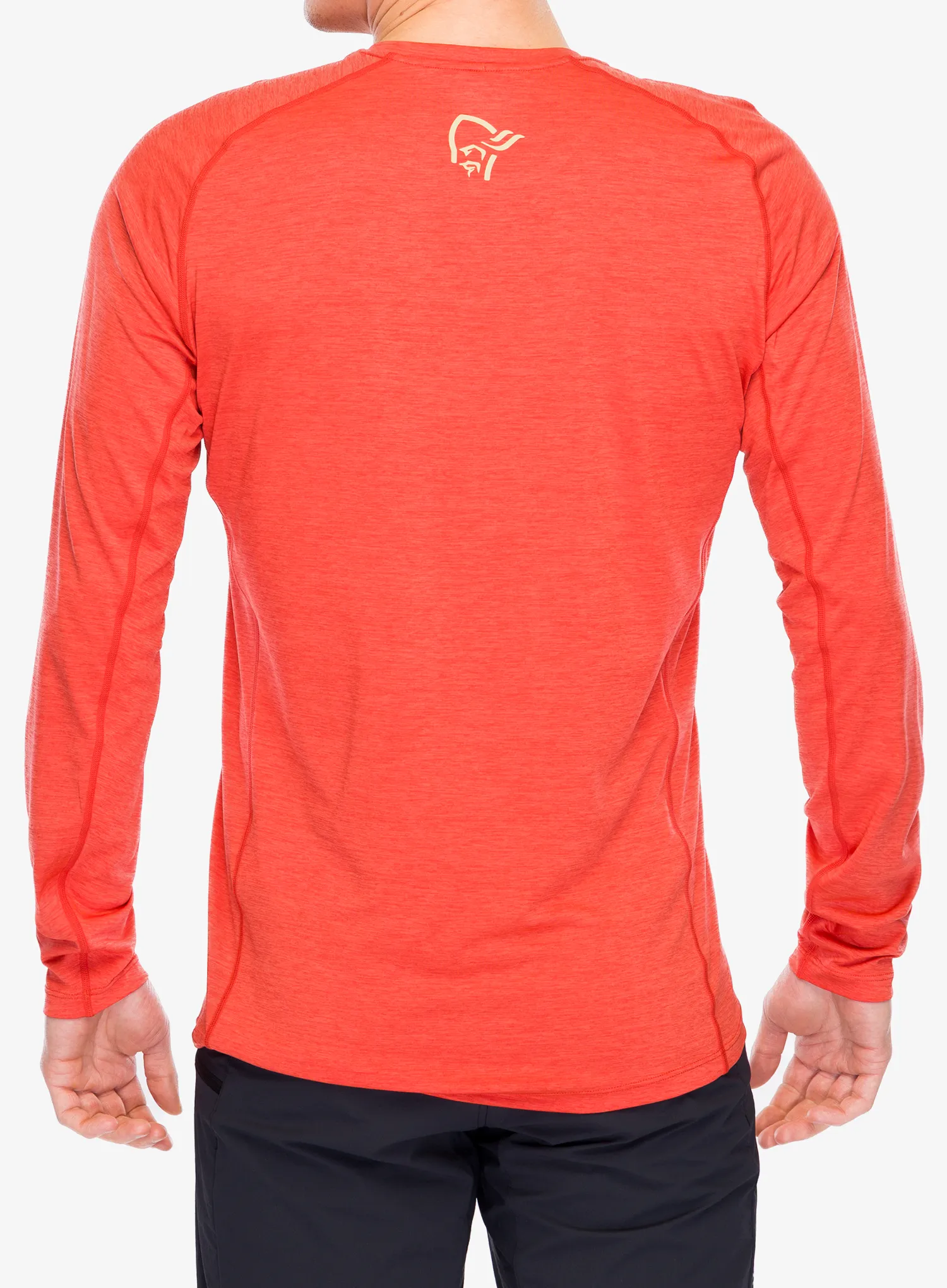 Блуза с дълъг ръкав Norrona Fjora Equaliser Lightweight Long Sleeve - paprika red