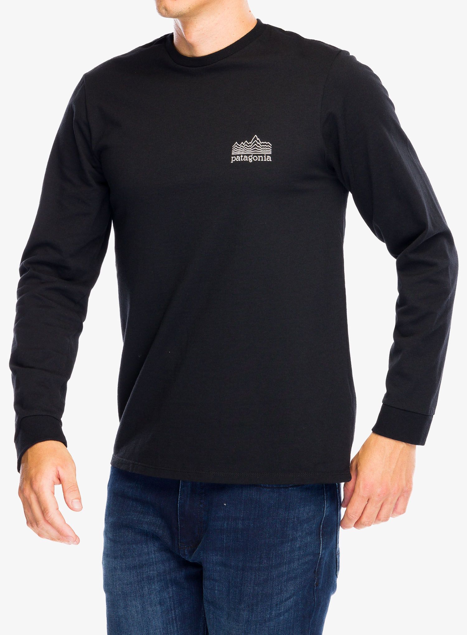 Блуза с дълъг ръкав Patagonia L/S Strataspire Responsibili-Tee - black