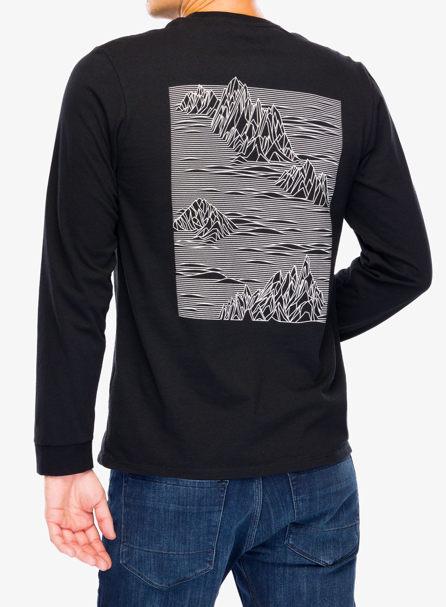 Блуза с дълъг ръкав Patagonia L/S Strataspire Responsibili-Tee - black