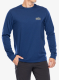 Блуза с дълъг ръкав Patagonia L/S Strataspire Responsibili-Tee - clement blue
